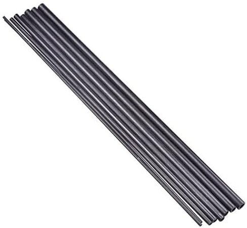 10pcs Carbon Fiber Tube Hollow Rod, for Aircraft Fixed Shaft Aileron Pull Ring Tip Landing Gear(10pcs 4x2.5mm) in Kuwait