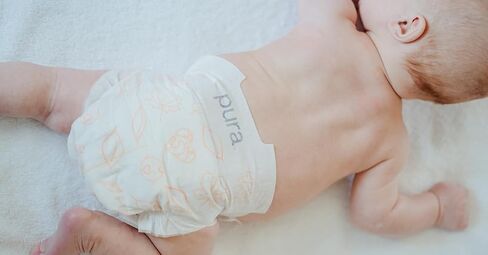 Pura Hypoallergenic Trial Pack Diapers Size 1 (4-11 lbs) + Natural Sensitive Baby Wipes Starter Bundle | Organic Cotton, Chlorine-Free, Fragrance-Free, EWG Verified, for Sensitive & Eczema-Prone Skin in Kuwait