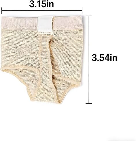 Dance Paws Pad Foot Thongs, Nude Lyrical Half Sole Ballet Shoes, Breathable Padded Foot Undies for Modern, Jazz, Belly Dance, Barefoot Performance Support, 2 Pairs (Skin Color) in Kuwait