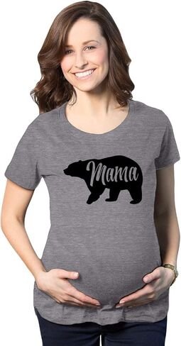 Maternity Mama Bear Funny Pregnancy T Shirt Novelty Gift for Mom Mothers Day in Kuwait