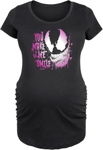 Marvel Venom - Valentine You Make Me Smile - Maternity Scoop Neck Graphic T-Shirt in Kuwait