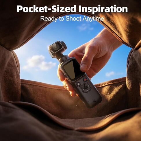 4K Vlogging Camera with Magnetic Mount, AI Face Tracking & WiFi in Kuwait