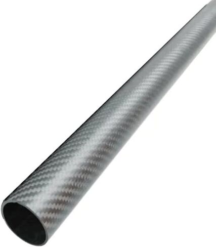 1PCS Twill Matte 3K Full Carbon Fiber Tube Length 1000MM, for DIY Material Pipe RC Airplane Accessorie(10x7x1000MM) in Kuwait