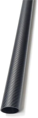 2pcs Length 500mm Carbon Fiber Tube, High Composite Hardness Material 3K Twill Matte Pipes, for Multi-Rotor Accessories Carbon Fiber Pipe(26x24x500mm) in Kuwait