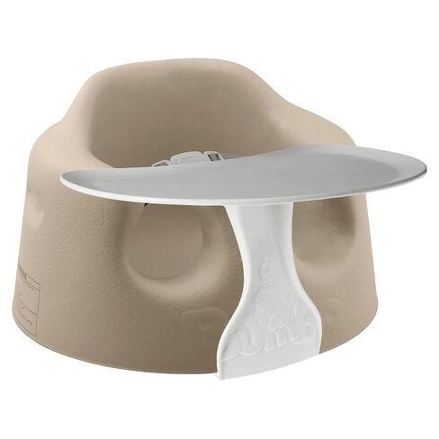 Bumbo Baby Floor Seat, Portable Infant Sit Up Activity & Eating Chair with Tray Accessory, Monsoon - Feeding and Sitting Lounger for Babies and Infants Ages 3 to 12 Months in Kuwait