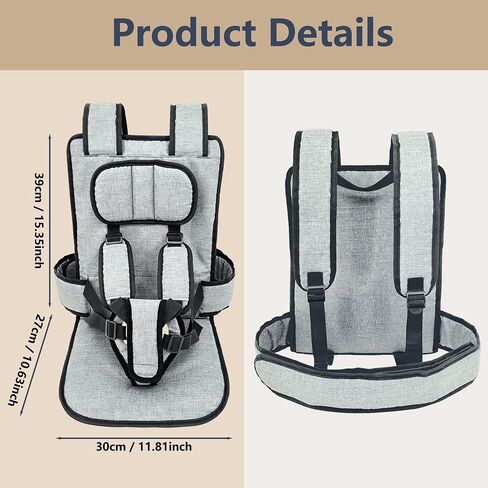 Portable Airplane Baby Lap Seat, Comfortable Infant Travel Support | A padded, foldable lap seat for seated travel that keeps your little one close without attaching to a tray table. in Kuwait