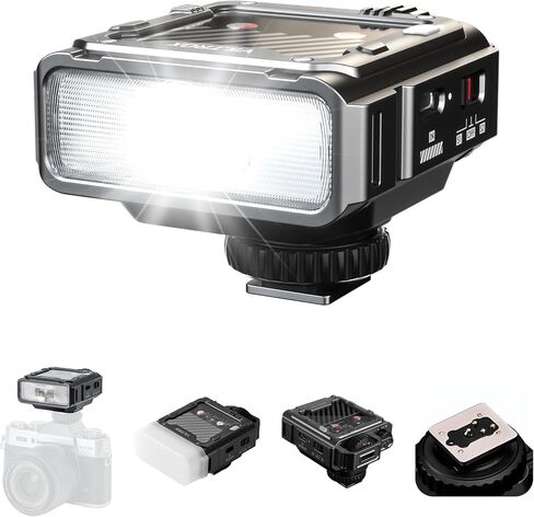 VILTROX Spark Z3 GN16 TTL Mini On Camera Flash for Fujifilm Camera | Hot Shoe Flash Mini Speedlite with 26W Output, 7-Step Control, 1s Recycle, 650 Full-Power Flashes, Wireless Multi-Light Sync in Kuwait