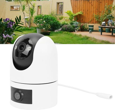 Security Camera System 4K,355 Pan 90 Tilt Auto Tracking Motion Detection Wireless Security Camera,3MP 2K HD Dual Lens Indoor Outdoor WiFi,for Indoor Outdoor in Kuwait