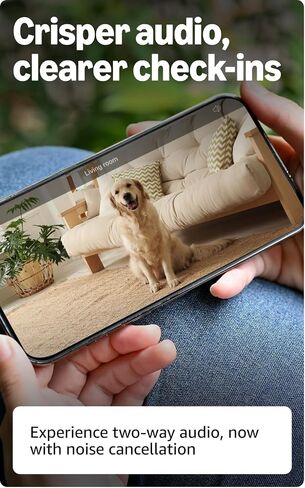 Blink Mini 2K+ (newest model) with 1-Year Basic plan – Plug-in Home & Pet Security Camera with 2K video resolution, color night vision, enhanced audio, motion detection – 1 camera (White) in Kuwait