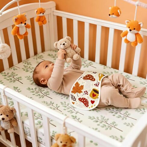 6pcs Fall Burp Cloths for Baby Boys Girls Parent with Autumn Maple Leaves Halloween Pumpkin Apple Mushroom 20×10in Absorbent Burp Rags for Newborn Spit Up,Gender Neutral Thanksgiving Baby Shower in Kuwait