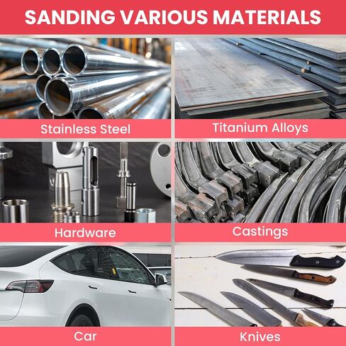 1-1/8 x 21 Ceramic Sanding Belts 80 Grit, 3 Pack | Heavy Duty Abrasive, Metal Grinding, Weld Removal, 21 Inch Sanding Belt, Compatible with Makita 9031 Bandfile Sander in Kuwait