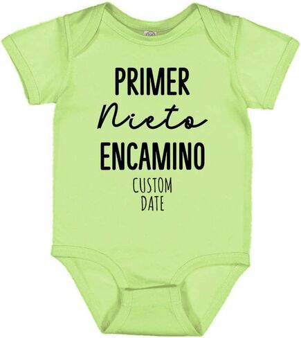 Custom Date Primer Nieto Encamino Baby Infant Bodysuit in Kuwait