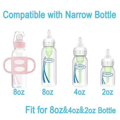 Silicone Nipple Compatible with Dr. Brown’s Natural Flow Level 2 Narrow Bottle, Medium Flow, 3m+, 8Pcs in Kuwait