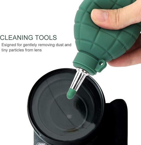 Generic Portable Rubber Dust Blower Air Pump for Camera Lens and Keyboard Cleaning, Lightweight and Durable Handheld Tool, Suitable for Photography and Electronics, SSize (Large) in Kuwait