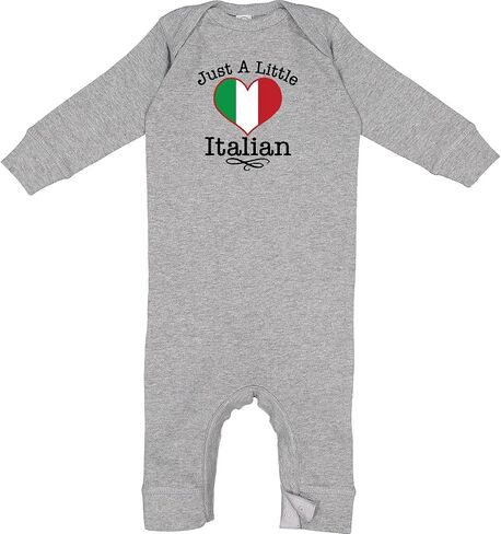inktastic Just a Little Italian Baby Romper Coveralls in Kuwait