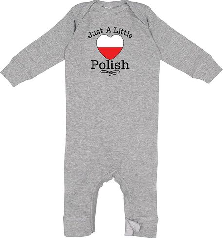 inktastic Just a Little Polish Baby Romper Coveralls in Kuwait