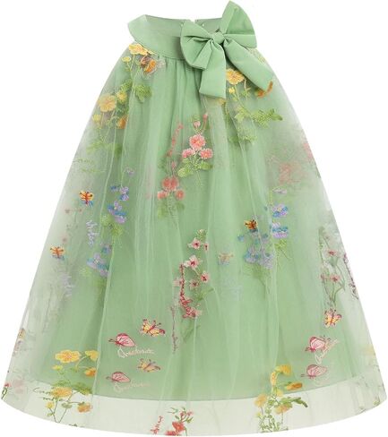Baby Girl Halter Sparkly Sequins Floral Tulle Dress Birthday Outfits Toddler Flower Girl Formal Wedding Easter Sunderss in Kuwait