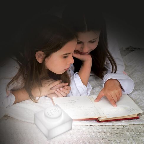 IQ LEGO Iconic 1x1 Plate Silicone Color Changing Night Light - White (LP50) in Kuwait