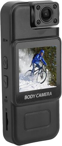Mini Body Camera with Audio and Video Recording, Small Body Camera with 4K Intelligent Anti Shaking IP65 Water Proof Wearable Cam for Outdoor, Work, Travel in Kuwait