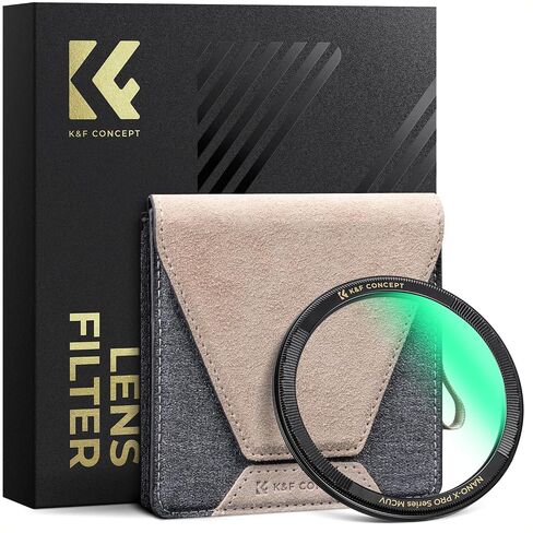 K&F Concept MC UV Filter Compatible with Leica Q3 43/Q3 28/Q3/Q2 | amera Lens Protection Filter Super Slim, High Definition, Brass Frame Design (Nano-X PRO Series)-FP717 in Kuwait