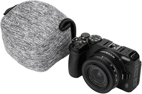 Neoprene Mirrorless Camera Sleeve for Canon EOS R7 R10 +18-45mm Lens Z6III | for Nikon Z5 z5II Z6 Z6III +24-50mm Lens Z50II +16-50mm Lens 6mm thick Neoprene Camera Case Pouch Anti-Scratch in Kuwait