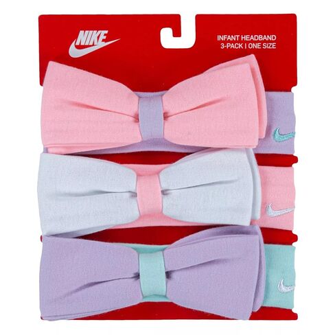 Nike Baby Girl Headbands 3 Pack (P(NN0753-P6I)/V, 0-6 Months) in Kuwait