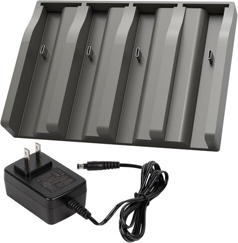 SAPBJ 4 Port 5V/2A Fast Charger for Reveal Lithium Cartridge V1 & V2 | Charging for TACTACAM Reveal Lipo Lithium-ion Battery Pack, 4 Independent Charging Channels with Indicator in Kuwait