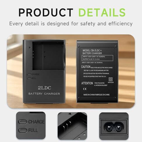 NB-11L NB-11LH Camera Battery Charger for Canon PowerShot ELPH 110 HS 160 170 is 320 340 HS, IXUS 125 HS, PowerShot A2300 A2400 is A2500 A3500 is, Replacement for CB-2LDC CB-2LD CB-2LF Charger in Kuwait