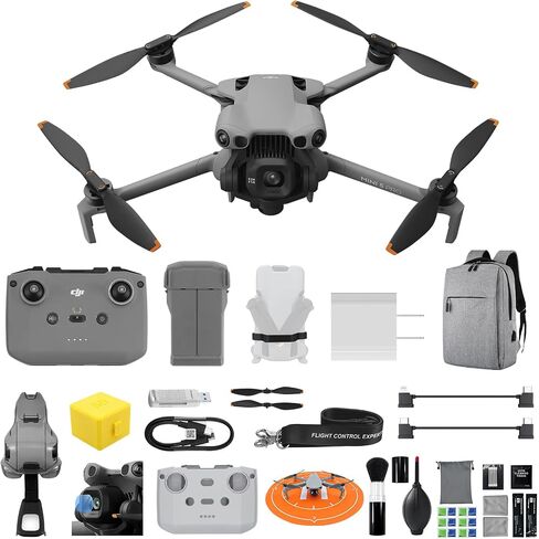 DJI Mini 5 Pro Drone with Camera, 1-Inch CMOS, Omnidirectional Obstacle Sensing, ActiveTrack 360°, 225° Gimbal Rotation, 20km Transmission, 4K Drone for Beginners, Includes 2 Batteries & Carrying Case in Kuwait