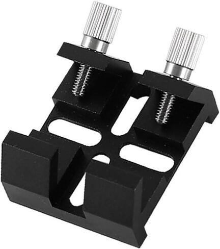 Finder for Scope Base Aluminum Alloy Dovetail Slots Bridge for Telescopes Compatible with 150SLT 6SE 8SE C5 C6 C8 Quick Install Secure Fit Lightweight Black 39x44mm in Kuwait