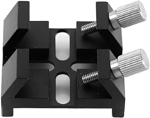 Finder for Scope Base Aluminum Alloy Dovetail Slots Bridge for Telescopes Compatible with 150SLT 6SE 8SE C5 C6 C8 Quick Install Secure Fit Lightweight Black 39x44mm in Kuwait