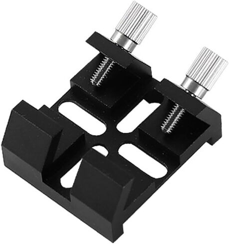 Finder for Scope Base Aluminum Alloy Dovetail Slots Bridge for Telescopes Compatible with 150SLT 6SE 8SE C5 C6 C8 Quick Install Secure Fit Lightweight Black 39x44mm in Kuwait
