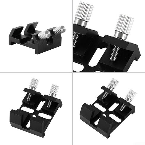 Finder for Scope Base Aluminum Alloy Dovetail Slots Bridge for Telescopes Compatible with 150SLT 6SE 8SE C5 C6 C8 Quick Install Secure Fit Lightweight Black 39x44mm in Kuwait