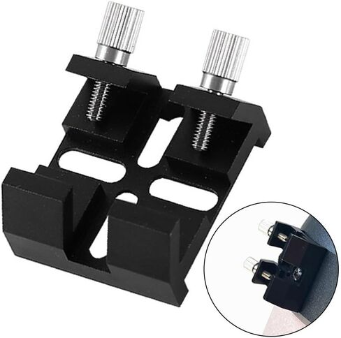 Finder for Scope Base Aluminum Alloy Dovetail Slots Bridge for Telescopes Compatible with 150SLT 6SE 8SE C5 C6 C8 Quick Install Secure Fit Lightweight Black 39x44mm in Kuwait