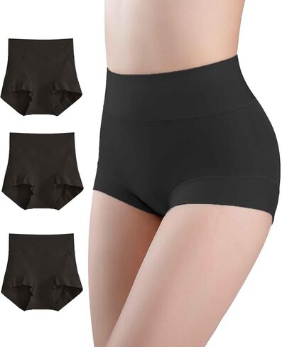 Postpartum C Section Compression Cotton Underwear High Waisted Full Coverage Panties Pack of 3 in Kuwait