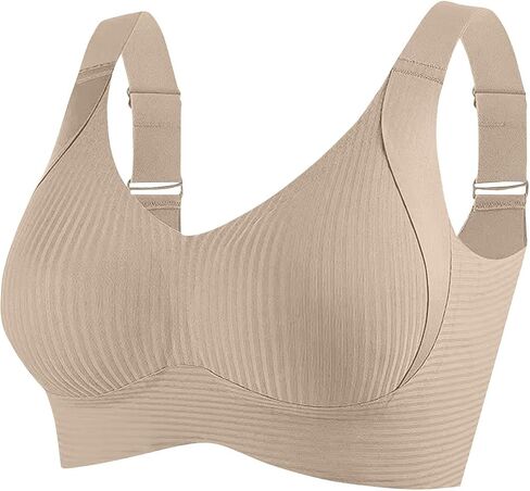 Adjustable Shoulder Strap Bra Breast Support Women Front Button Closure Push Up Breastfeeding Postpartum in Kuwait