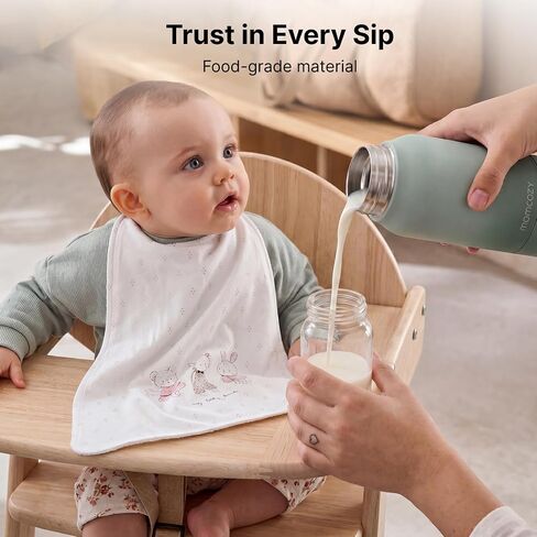 Momcozy Portable Bottle Warmer & Breastmilk Cooler Set On-the-Go Essentials | Nutrient Preserved, 24 Hours Cooling, Fast & Even Warming, Travel-Friendly, Easy Use, Large Capacity, Gift for Baby Registry in Kuwait