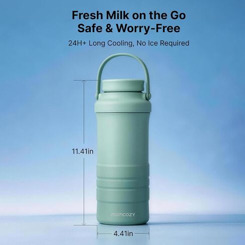 Momcozy Portable Bottle Warmer & Breastmilk Cooler Set On-the-Go Essentials | Nutrient Preserved, 24 Hours Cooling, Fast & Even Warming, Travel-Friendly, Easy Use, Large Capacity, Gift for Baby Registry in Kuwait