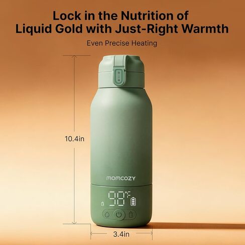 Momcozy Portable Bottle Warmer & Breastmilk Cooler Set On-the-Go Essentials | Nutrient Preserved, 24 Hours Cooling, Fast & Even Warming, Travel-Friendly, Easy Use, Large Capacity, Gift for Baby Registry in Kuwait