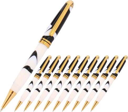 Legacy Woodturning, European Pen Kit - Titanium Gold, 10 Pack in Kuwait