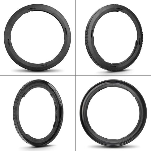 Essential Accessory Kit for Canon PowerShot SX530 HS, SX520 HS, SX60 HS, SX50 HS, SX40 - Includes: Filter Adapter Ring + HD Photo Filter Kit (UV-CPL-FLD) + Bayonet Lens Hood + Lens Cap in Kuwait