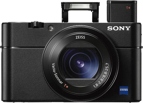 Sony Cyber-shot DSC-RX100 V 20.1 MP Digital Still Camera with 3in OLED, flip screen, WiFi, and 1? sensor (Renewed) in Kuwait