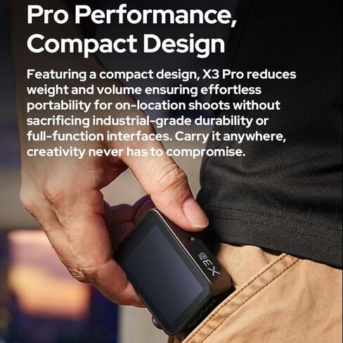 Godox X3 Pro O X3Pro O X3Pro-O Touchscreen TTL Flash Trigger for Olympus Panasonic, 2.4G Wireless, 2.4" LCD Screen, Bluetooth Integration & APP Control, Wireless Transmitter (Godox X3-O Upgrade) in Kuwait