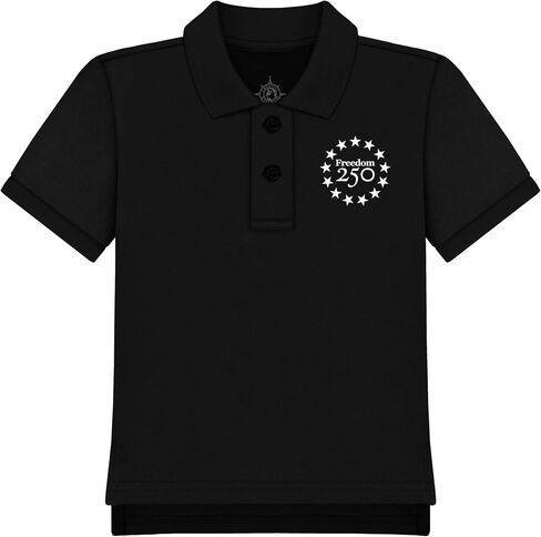 Official Freedom 250 Patriotic Logo Polo Shirt - Unisex (12 Months - 4T) in Saudi Arabia
