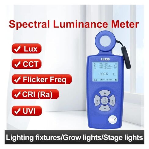 LS330 Spectral Illuminance Meter Digital Lux Meter with CCT UVI CRI Flicker Measurement in Kuwait