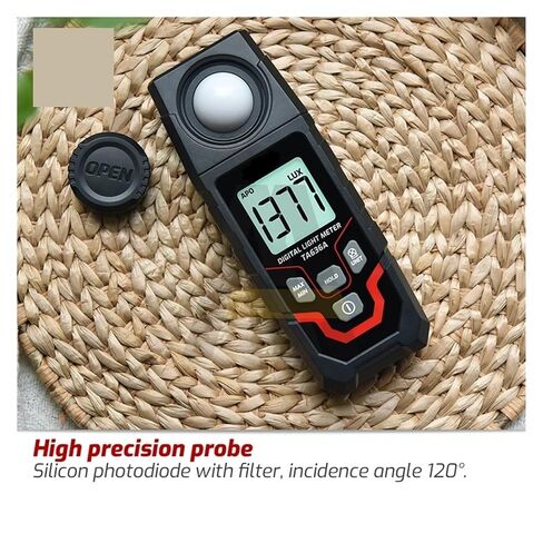 TA636A Professional Digital Lux Meter Handheld Illuminometer 0.1–200000 Lux / 0.01–20000 Fc in Kuwait
