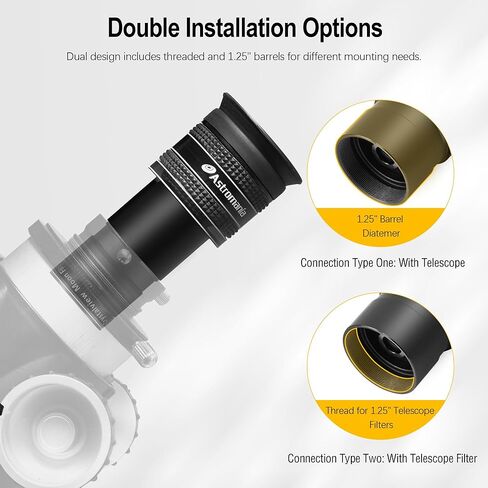 Astromania Mini Guide Scope 30mm, Telescope Accessories Finder Scope Kit Guidescope - Bundle with - Telescope Eyepiece 4mm 58 Degree in Kuwait