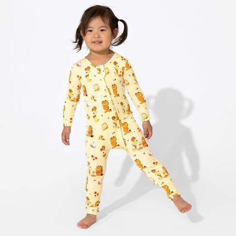 Bellabu Bear Garfield: The Movie Rayon from Bamboo Convertible Footie for Baby Boys & Girls in Kuwait