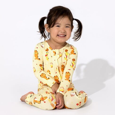 Bellabu Bear Garfield: The Movie Rayon from Bamboo Convertible Footie for Baby Boys & Girls in Kuwait