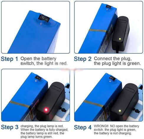 (2-Pcs) DC 1298A 12V 9800mAh Battery Pack for CCTV Camera, MP3 Players with Charger (12 Volt, 9.8 Ah) in Kuwait